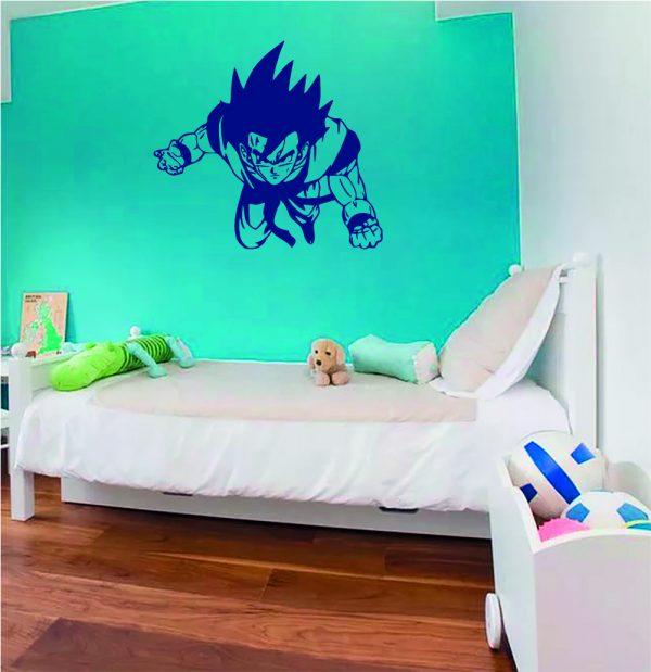Dragon-Ball-Z-Decor-Wall-Decal.-Anime-theme-wall-sticker-navy color