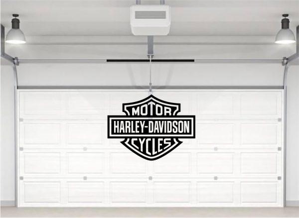 Harley-Davidson-Motorbike-Logo-Wall-Sticker-Decal_black color