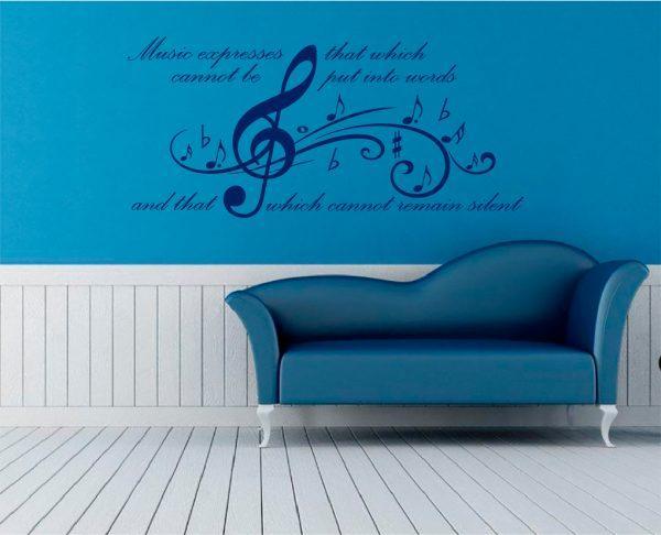 Music-Wall-Decal-Quote-Music-Expresses-That-Which-navy color