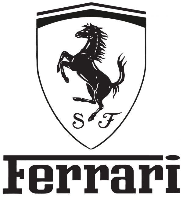 Ferrari Logo Wallstiker. Sticker preview