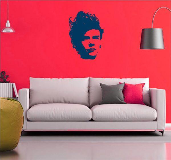 Harry Styles One Direction Person Wallsticker. Navy color
