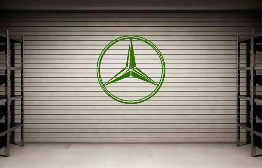 Mercedes Benz Logo Car Decal Removable WALL STICKER Graphic Home Decor Art ST117 