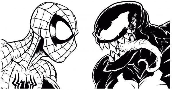 Venom Vs Spider Man. Marvel Comics theme. Wall Decal. Sticker preview