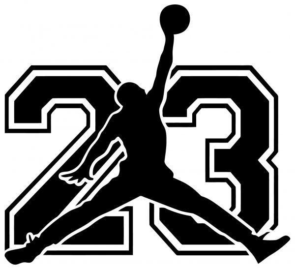 Wall-decal-Michael-Jordan-with-number-23