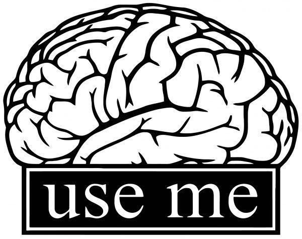 Brain. Use Me. Wall sticker. Sticker preview