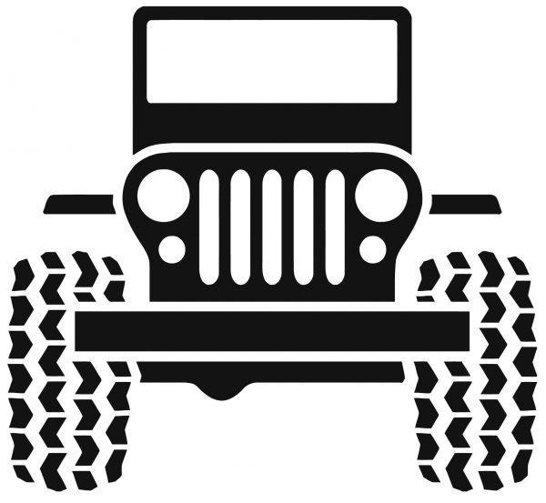 Car 4x4 Jeep. Wall sticker. Sticker preview