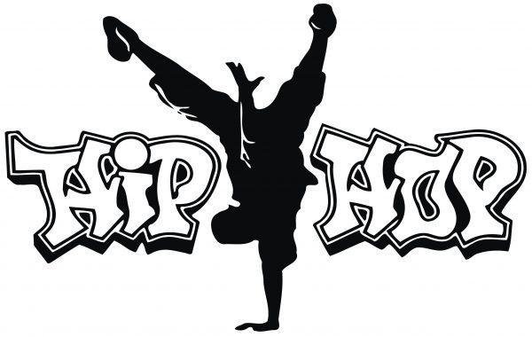 Hip Hop Dance Man Silhouette. Wall Sticker. Sticker preview