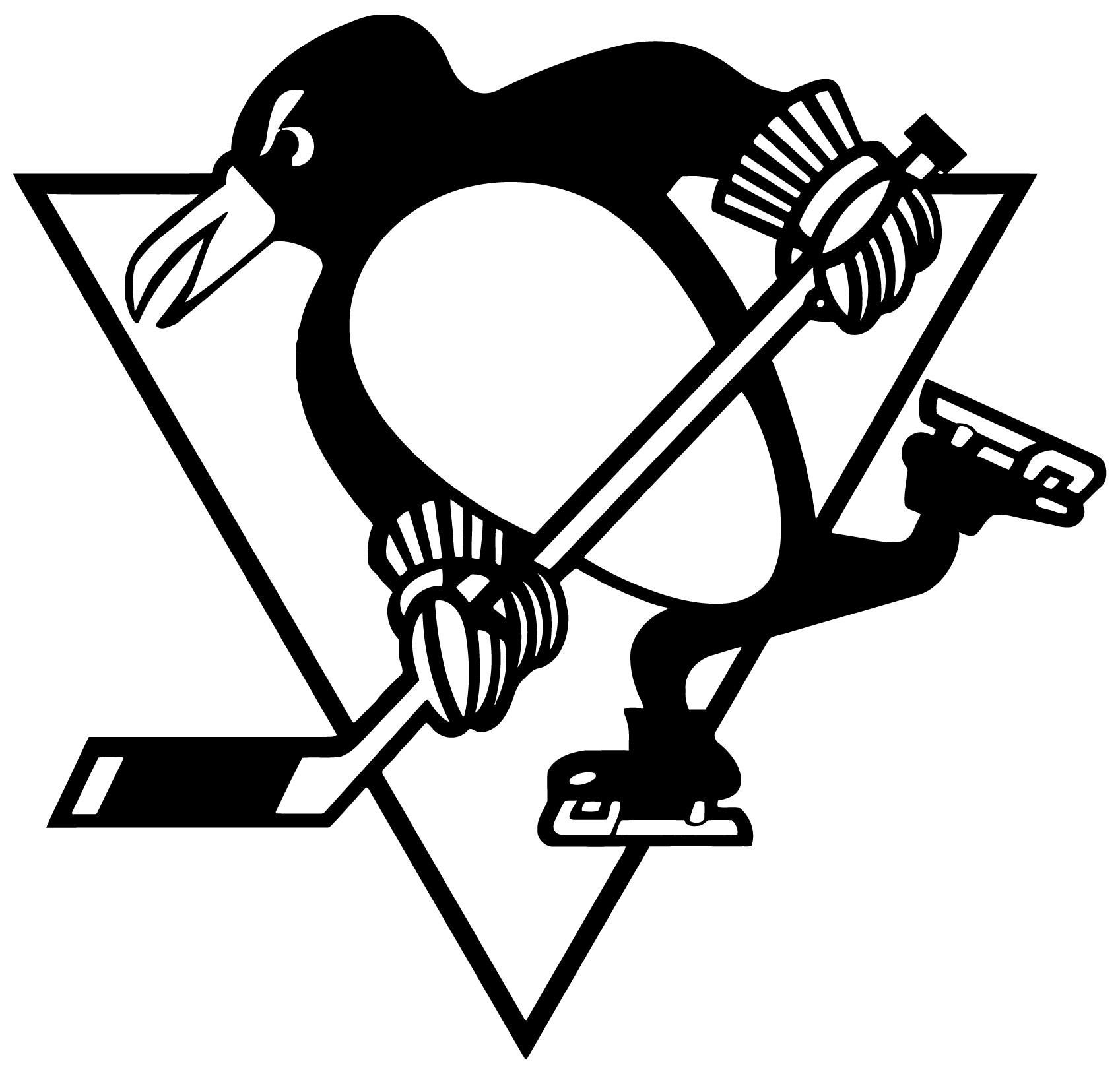 Pittsburgh City Penguinz Sport Hockey Team Sticker Emblem Die-Cut Label Decal 12'' X 12'' 