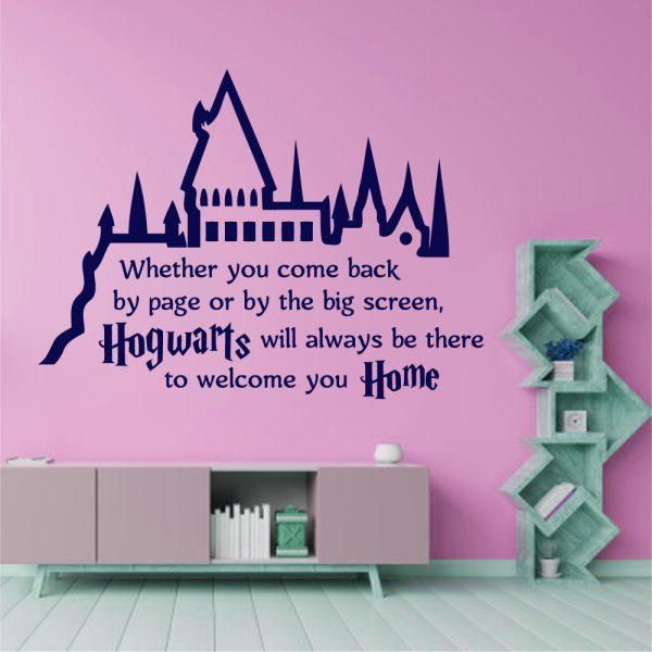 Harry Hogwarts Quote. Navy color